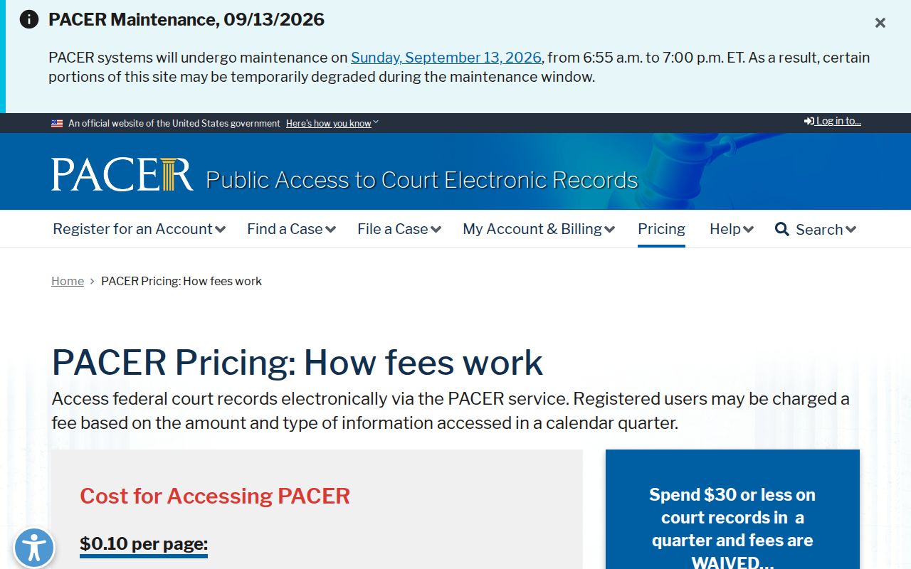Franklin County traffic warrant records compared with federal PACER access