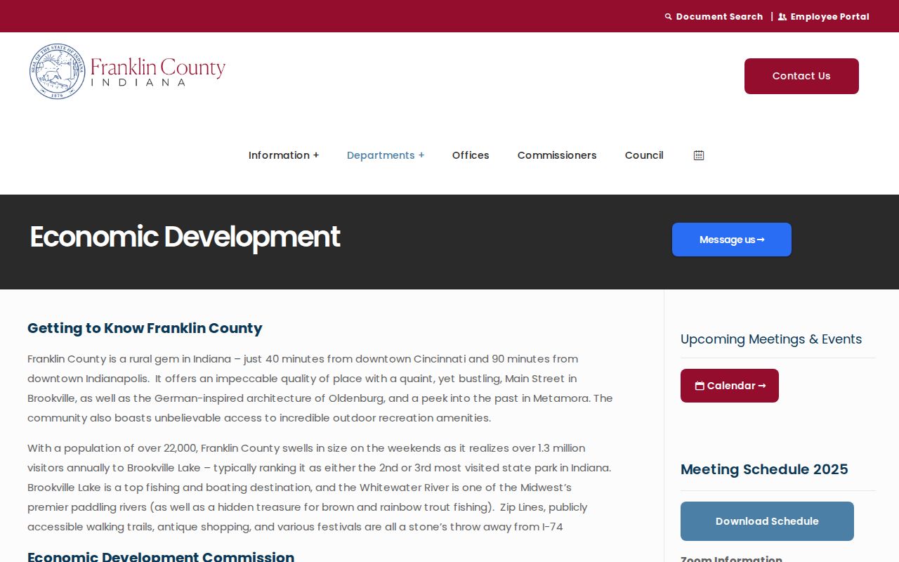 Franklin County municipal warrant local court and county context